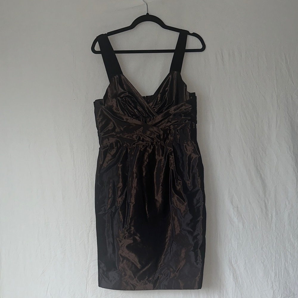 Banana Republic Black and Purple Dress